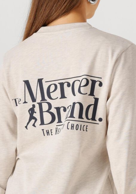 Ecru MERCER AMSTERDAM Trui THE MERCER LONG-SLEEVE - large
