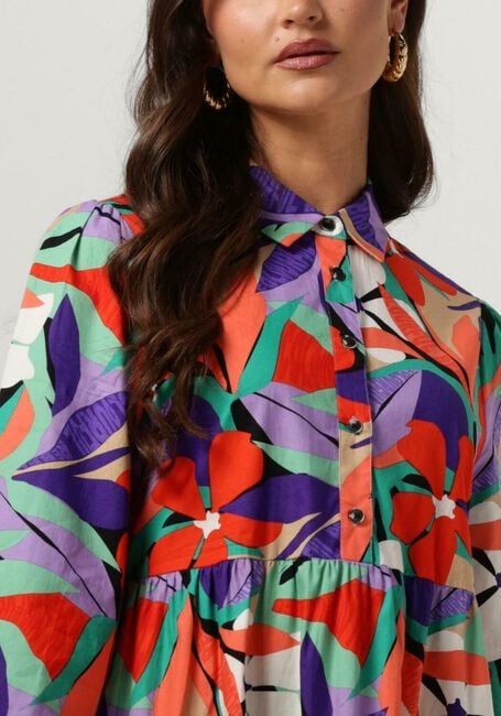 Multi COLOURFUL REBEL Maxi jurk VIANNE BIG FLOWER MAXI DRESS - large