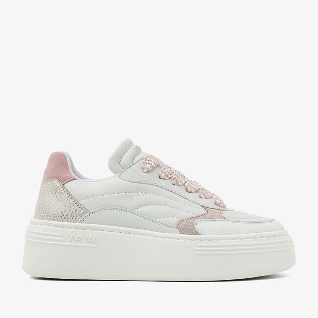 VIA VAI Baskets basses ISA JOSIE en rose - large