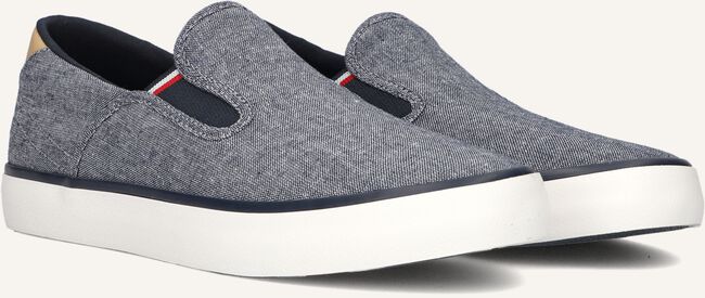 Blauwe TOMMY HILFIGER Instappers TOMMY HILFIGER HI VULC LOW SLIPON CHAMBRAY Blauwe TOMMY HILFIGER Instappers TOMMY HILFIGER HI VULC LOW SLIPON CHAMBRAY - large