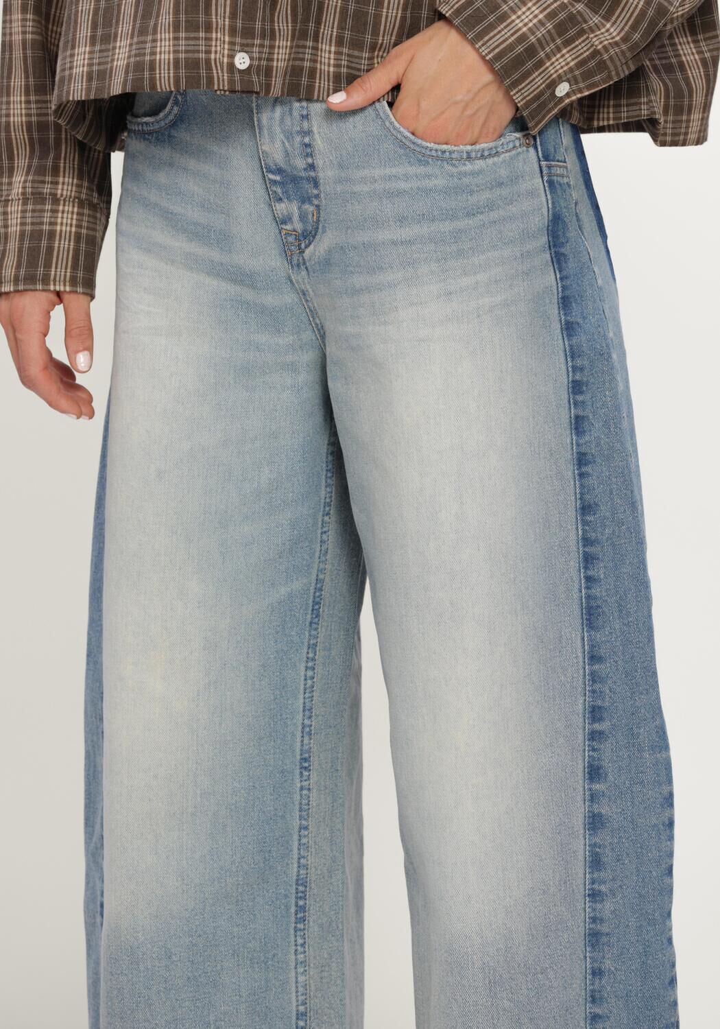 Lichtblauwe CIRCLE OF TRUST Wide jeans RYLER DNM - large