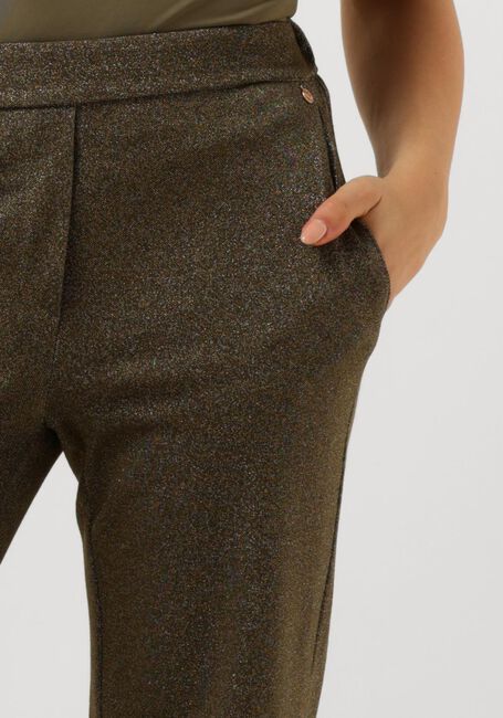 Olijf NUKUS Wijde broek BRITT PANTS LUREX - large