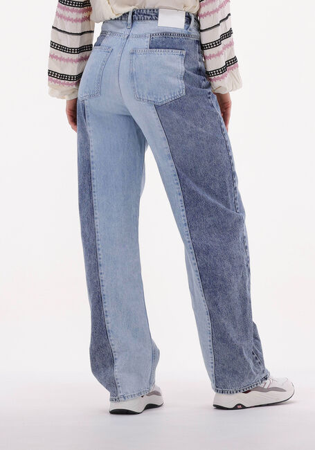 CO'COUTURE Straight leg jeans VIKA REFLECTION JEANS en bleu - large