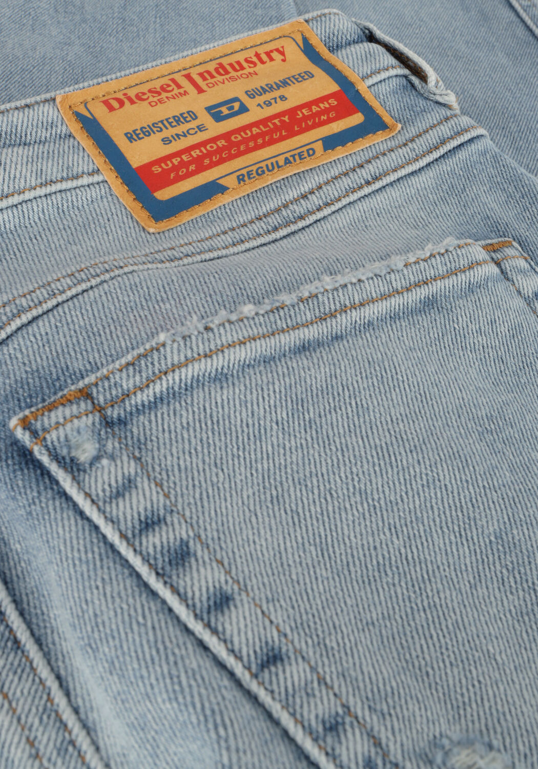 DIESEL Slim fit jeans 2015 BABHILA Bleu clair - large