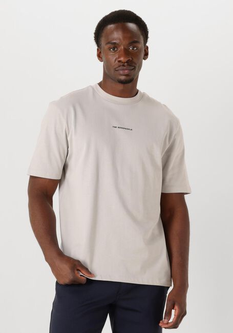 Lichtgrijze THE GOODPEOPLE T-shirt TPHOTO - large