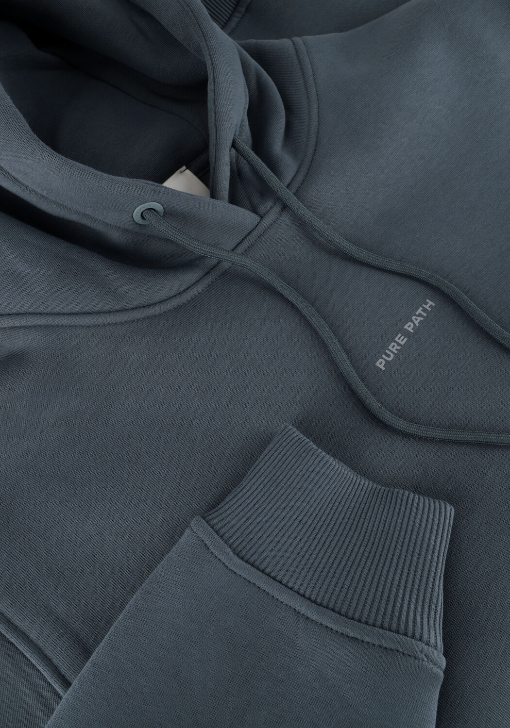 PURE PATH REGULAR FIT SWEATERS HOODIE301 Pulls & Gilets en bleu - large