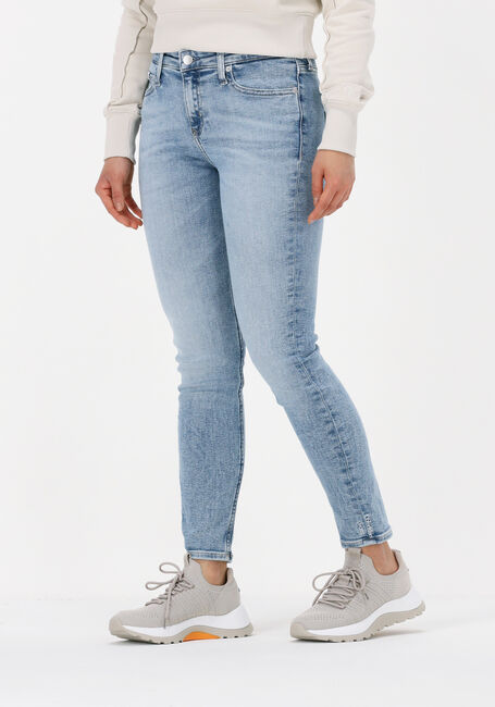CALVIN KLEIN Skinny jeans MID RISE SKINNY ANKLE Bleu clair - large