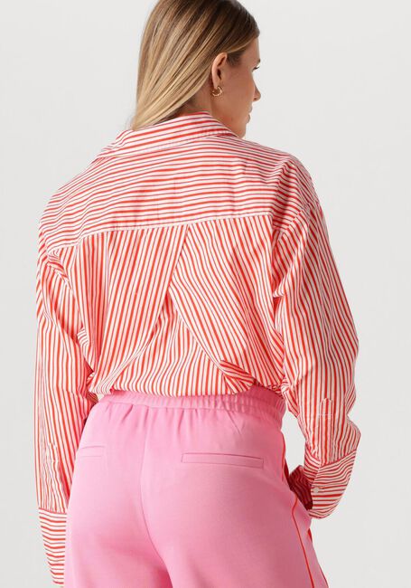 Multi POM AMSTERDAM  BLOUSE POPLIN STRIPED ORANGE - large