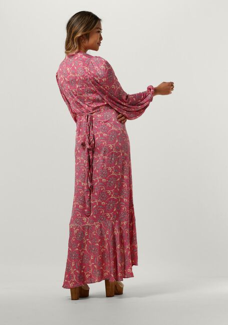 Roze SISSEL EDELBO Maxi jurk ZELDA WRAP DRESS - large