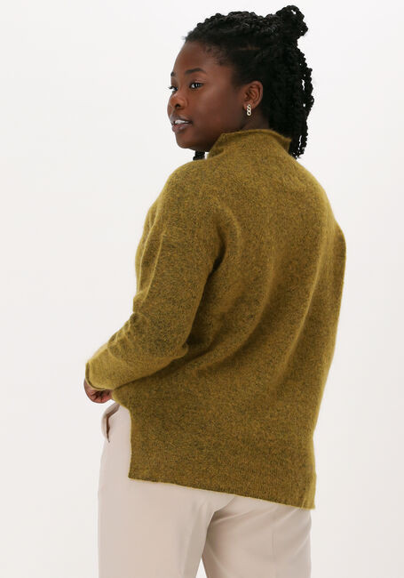 SECOND FEMALE Pull BROOK KNIT T NECK en vert - large