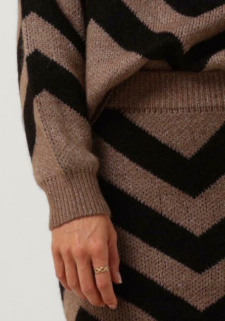 Y.A.S. Jupe midi YASKAVALLI HW MIDI KNIT SKIRT S. en marron - large