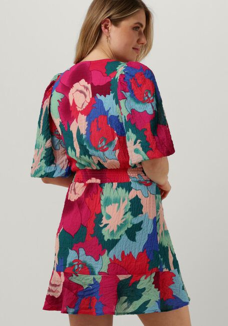 ALIX THE LABEL Mini robe FLOWERS STRUCTURED CHIFFON DRESS en rose - large