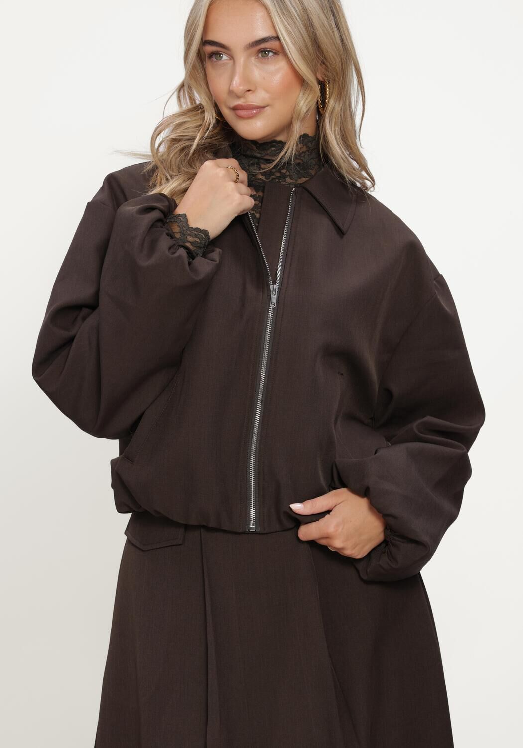 Bruine NOTRE-V Blazer NV-INETTE - large