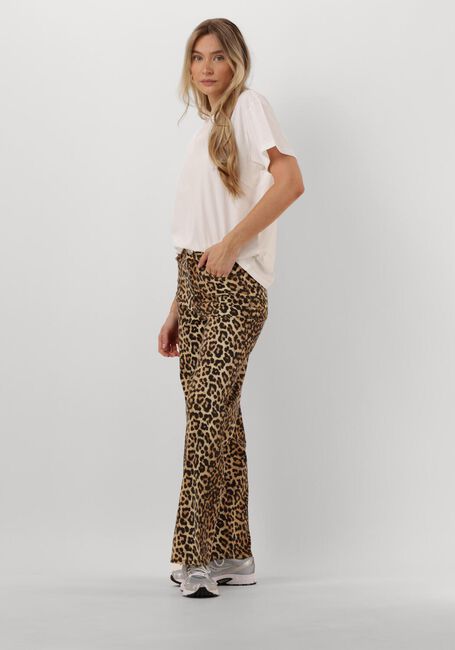 Y.A.S. Wide jeans YASLEONORA HW DENIM JEANS en marron - large