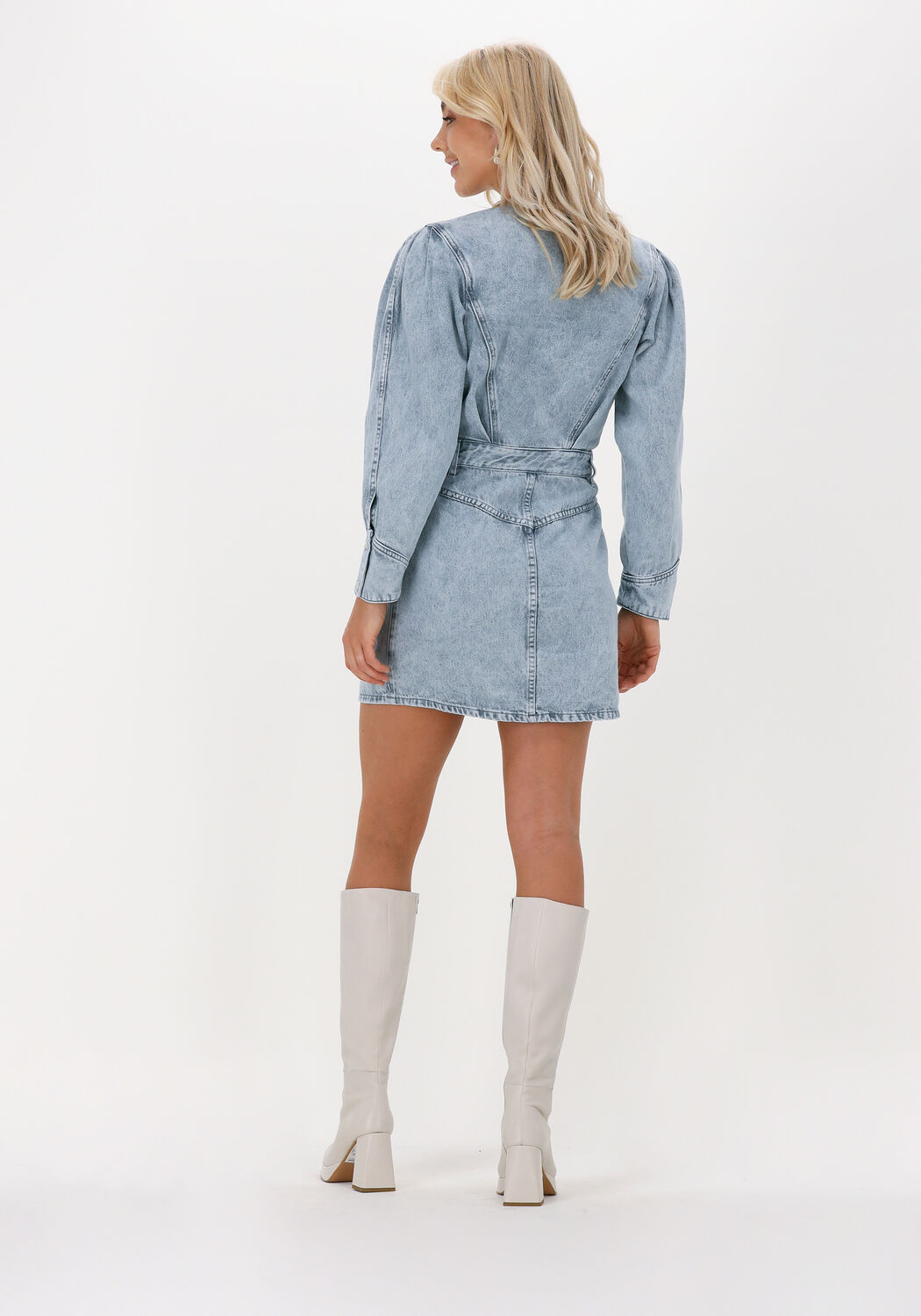 IRO Mini robe DOUGGA en bleu Omoda