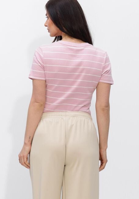 TOMMY HILFIGER T-shirt SLIM CODY V-NK en rose - large