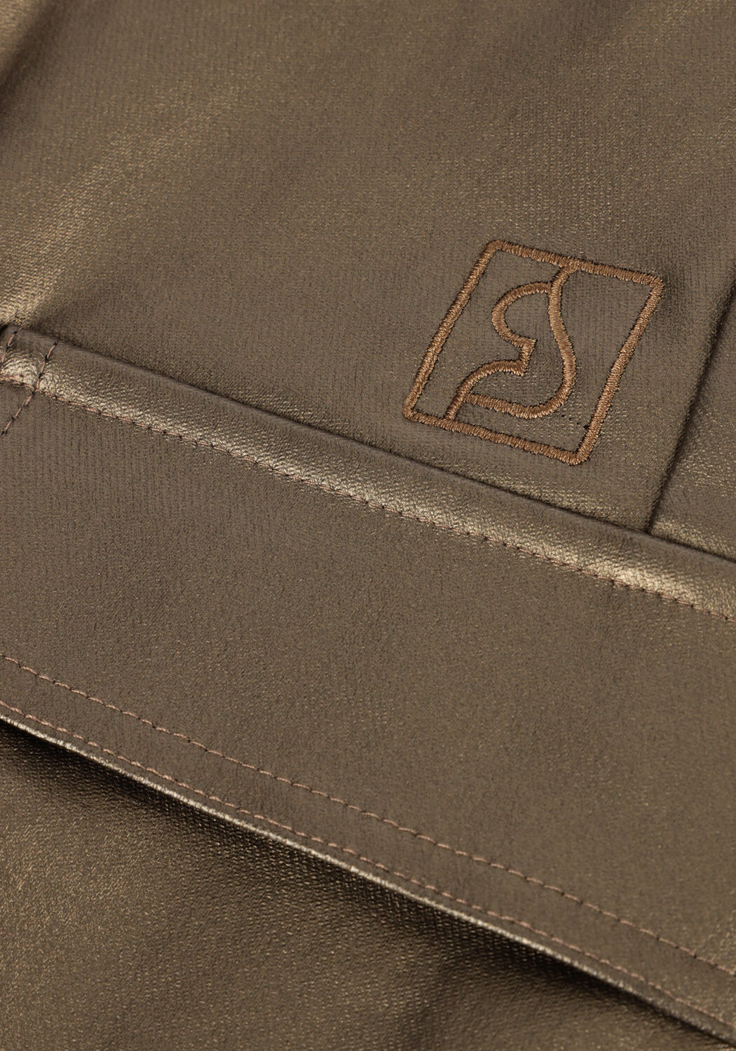 FRANKIE & LIBERTY Mini-jupe POPPY SKIRT en marron - large