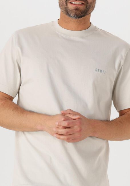 GENTI T-shirt T-SHIRT SS J2042-1223 en blanc - large