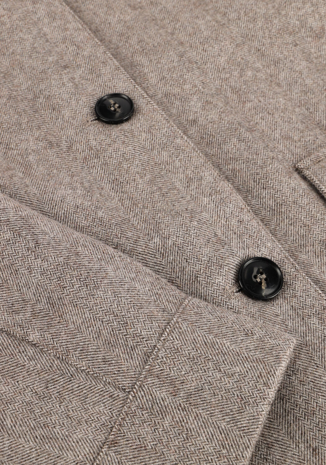 NEO NOIR Jack ROMANA HERRINGBONE JACKET en taupe - large