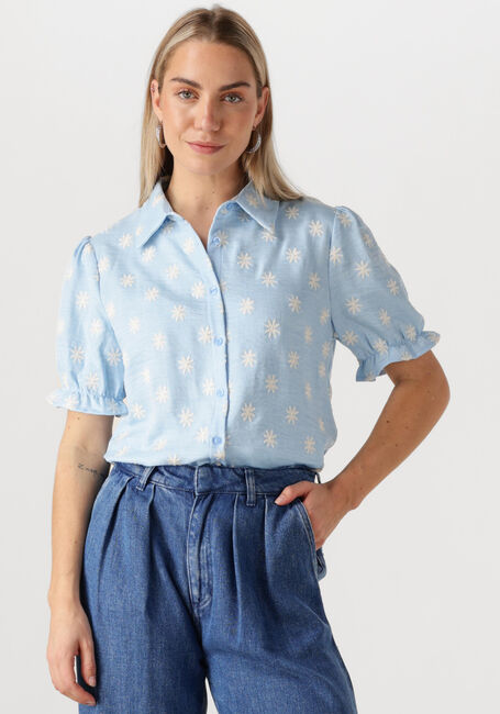 Lichtblauwe YDENCE  BLOUSE VIVIENNE - large