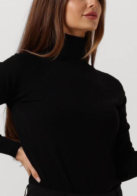 SUMMUM Col roulé SWEATER TURTLE NECK BASIC KNIT (7S5529) en noir - large