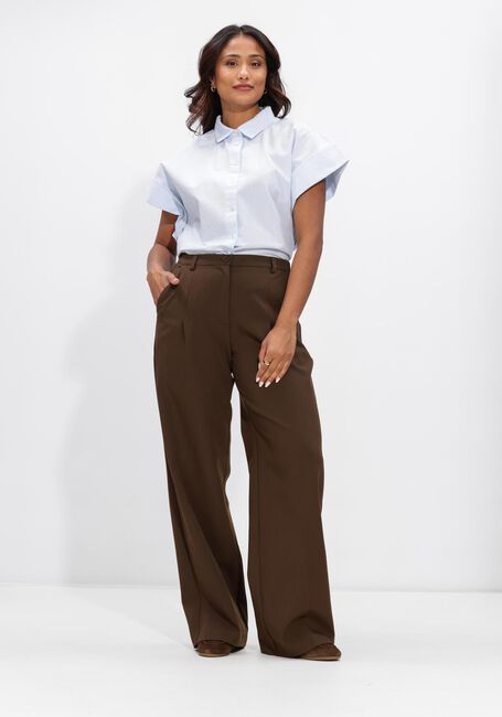 Lichtblauwe BY-BAR Truien/vesten PIXIE CHAMBRAY BLOUSE - large