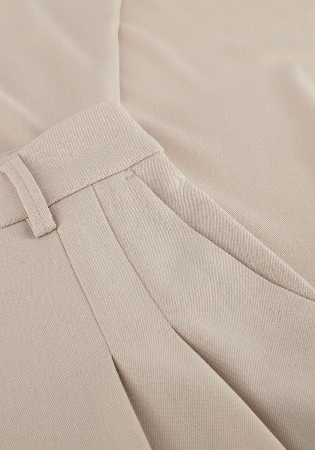 Beige MSCH COPENHAGEN Wijde broek MSCHHENRIKA HW PANTS - large