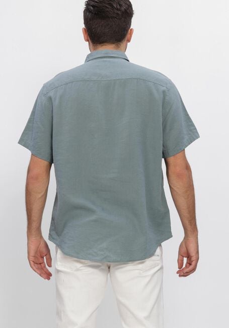 Groene CALVIN KLEIN Casual overhemd SS SOLID CASUAL LINEN CLASSIC SH - large