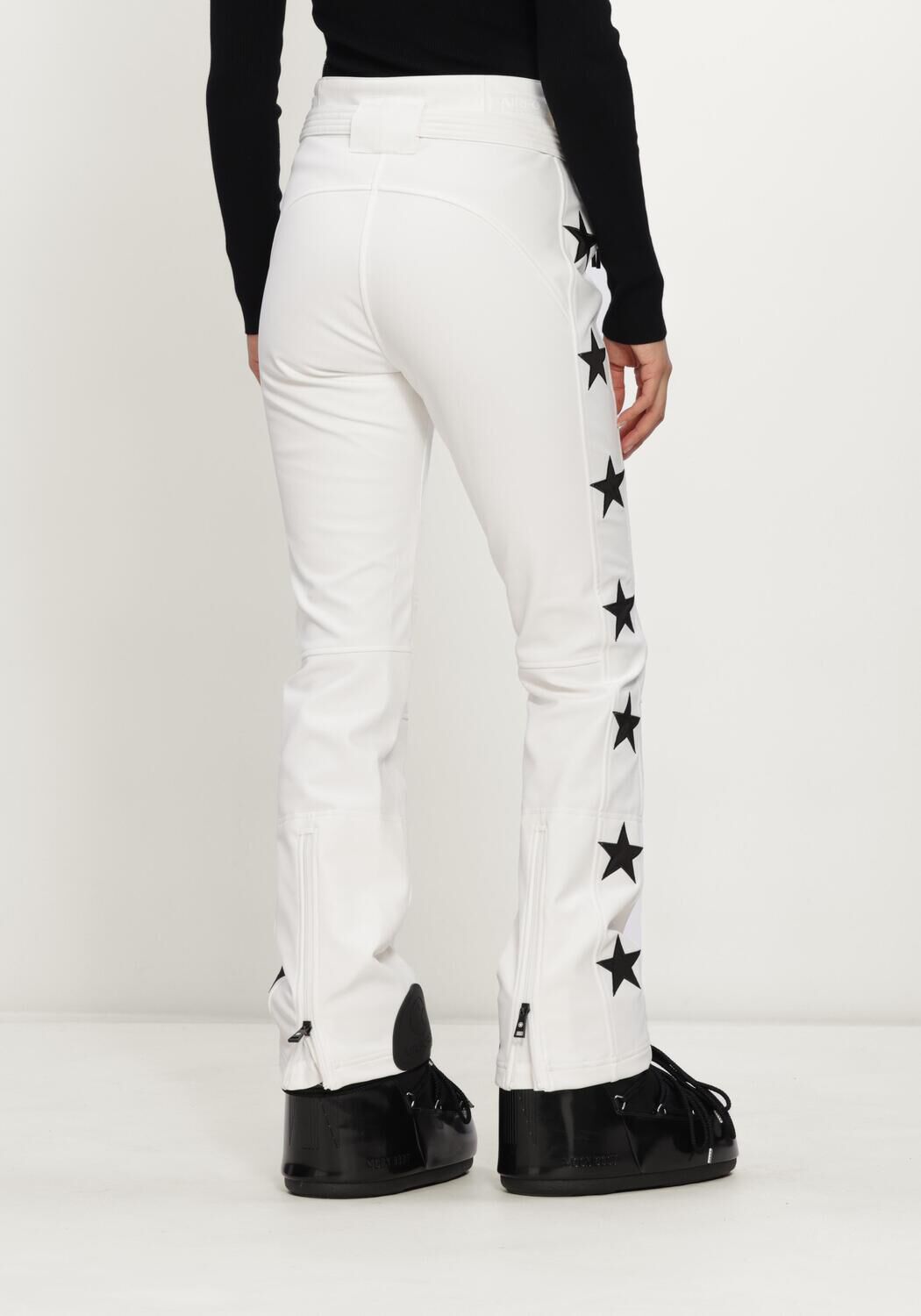 Witte AIRFORCE Broeken/jumpsuits ASPEN SKI PANTS STAR - large