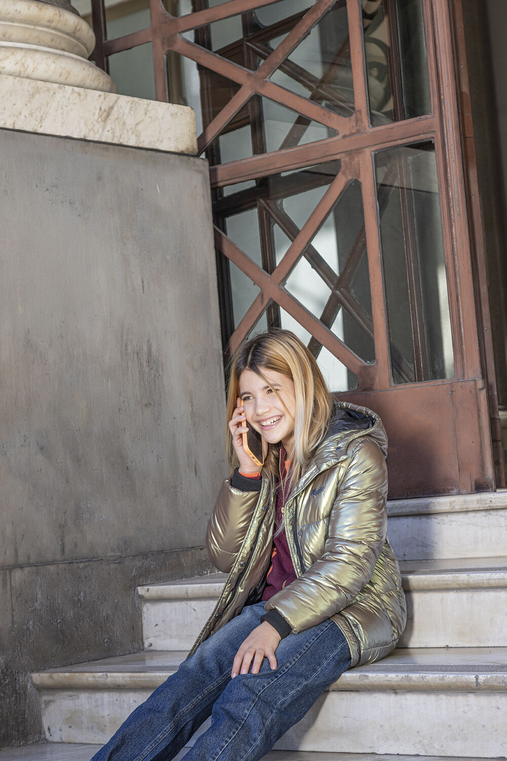 VINGINO Veste matelass&eacute; TELISSA en or - large