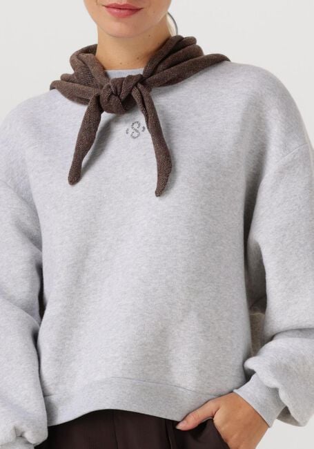 Lichtgrijze SUMMUM Trui SWEATSHIRT SOFT SWEAT - large