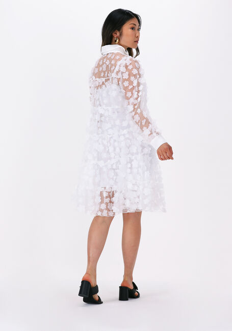 HUNKON Mini robe KASSANDRA LAYER DRESS en blanc - large