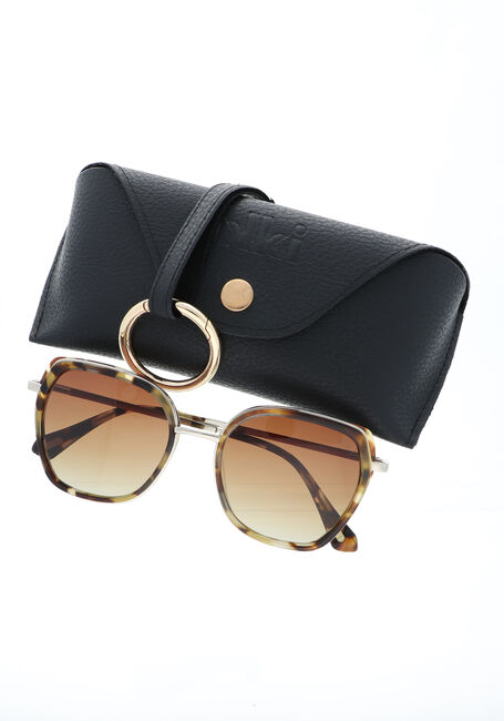 IKKI DONNA Lunettes de soleil en marron - large