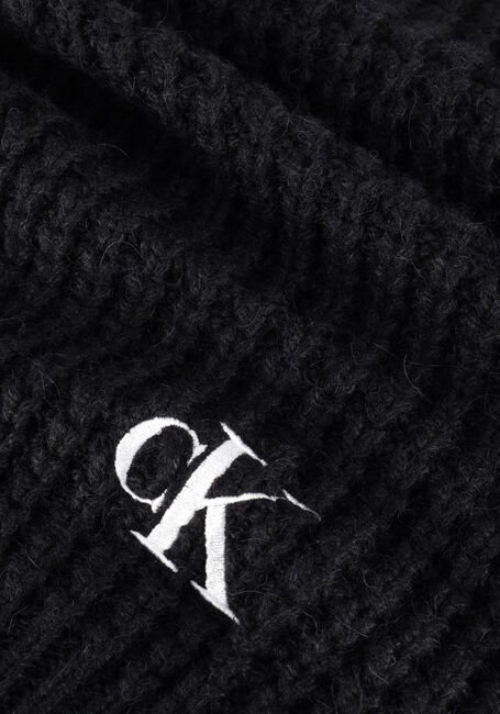 CALVIN KLEIN WAFFLE SCARF Foulard en noir - large