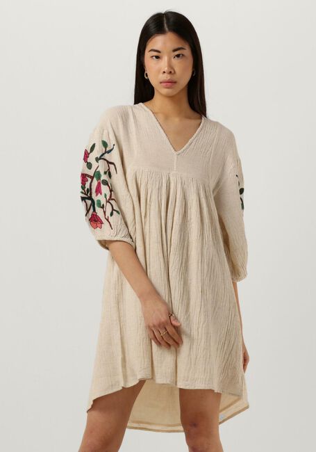 BY-BAR Mini robe PHILOU EMBROIDERY DRESS Sable - large