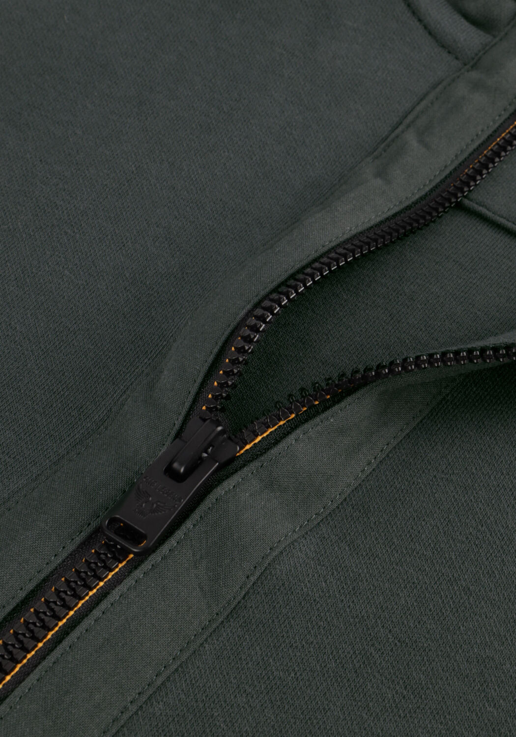 PME LEGEND Pull HALF ZIP COLLAR INTERLOCK JERSEY en vert - large