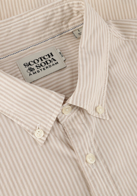 Gebroken wit SCOTCH & SODA Casual overhemd ESSENTIAL STRIPE POPLIN SHIRT - large