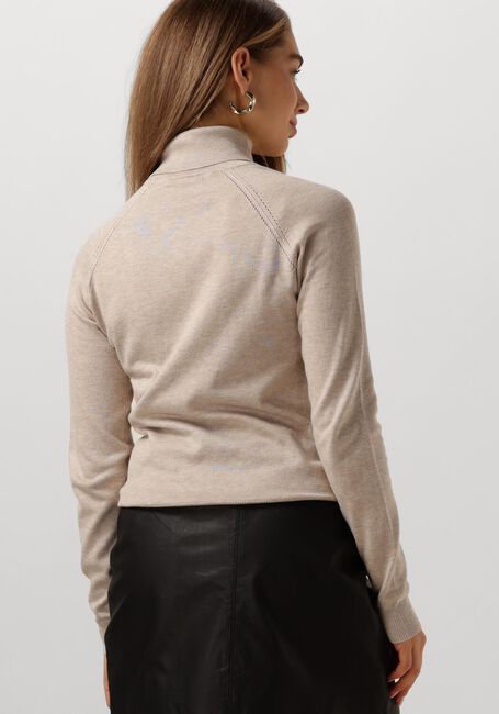 SUMMUM Col roulé TURTLE NECK SWEATER SOFT VISCOSE POLYAMIDE KNIT en beige - large