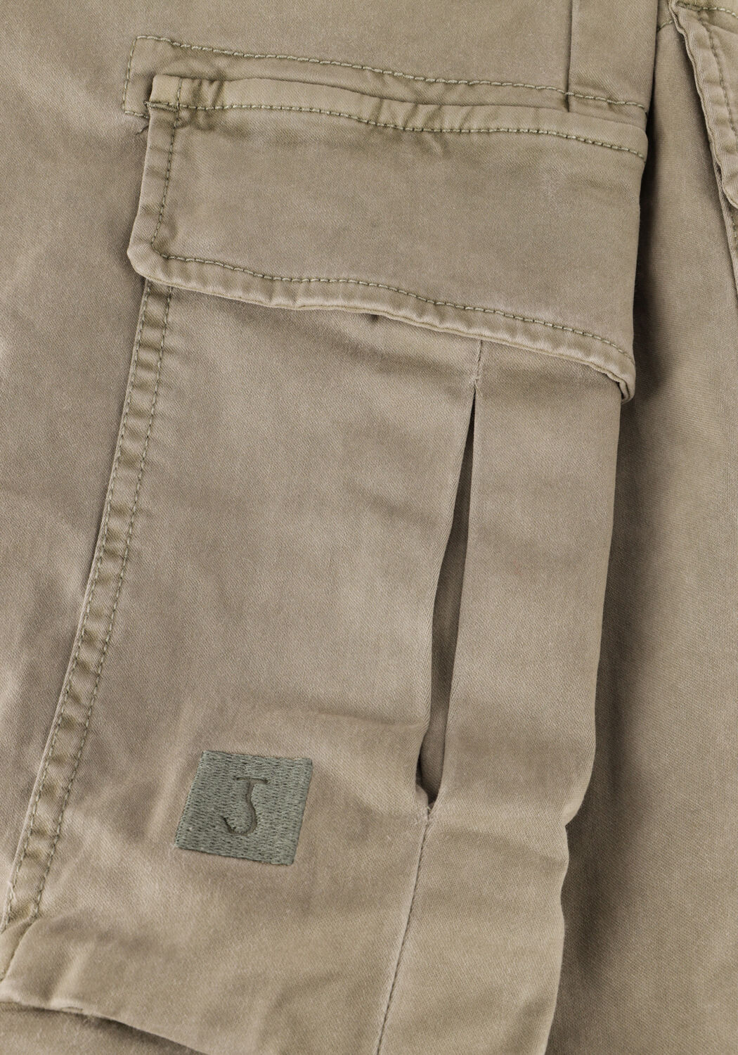 Groene BUTCHER OF BLUE Cargobroeken TRISTAN SLIM SATEEN CARGO - large