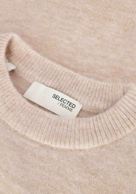 Beige SELECTED WOMEN Trui SLFLULU LS KNIT FRILL CUFF O-NECK Beige SELECTED WOMEN Trui SLFLULU LS KNIT FRILL CUFF O-NECK - large