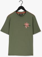 Groene SCOTCH & SODA T-shirt GRAPHIC CREWNECK JERSEY T-SHIRT
