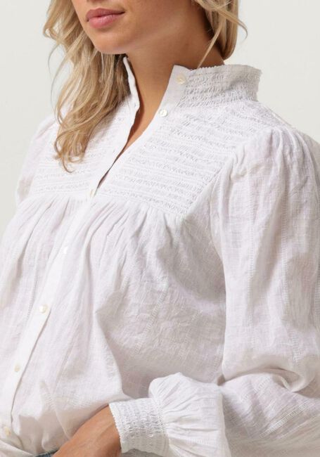 RUBY TUESDAY KAYA COLL SMOCK AND PINTUCK BLOUSE Blouses en blanc - large