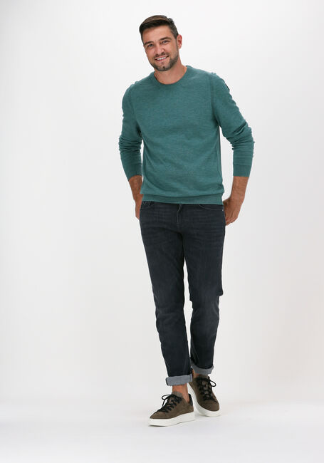 Groene VANGUARD Trui R-NECK COTTON SLUB - large