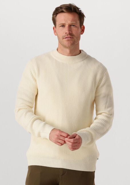 DSTREZZED Pull CREW RIBKNIT Blanc - large