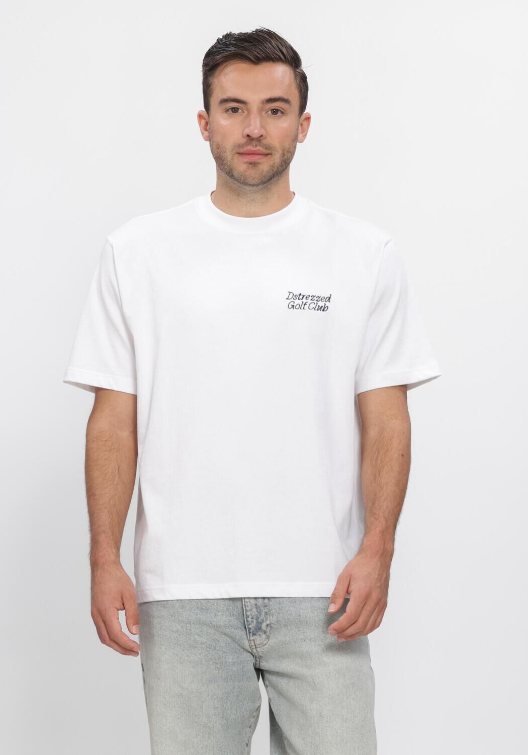 DSTREZZED Polo COLLIN ARTWORK TEE en blanc - large