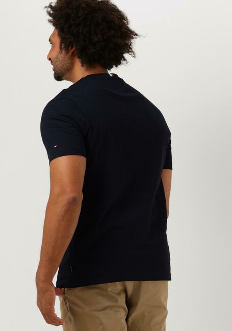 TOMMY HILFIGER T-shirt HILFIGER ARCHED TEE Bleu foncé - large