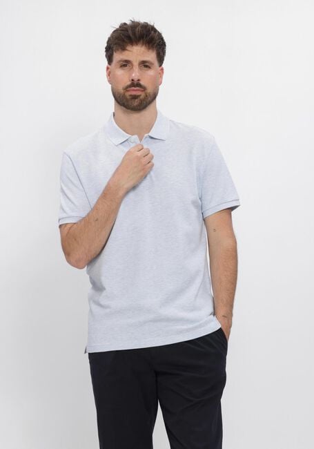 Lichtblauwe PROFUOMO Polo POLO SS BASIS PIQUE - large