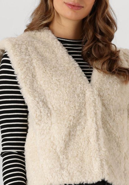 CATWALK JUNKIE Gilet TEDDY BODY WARMER en blanc - large