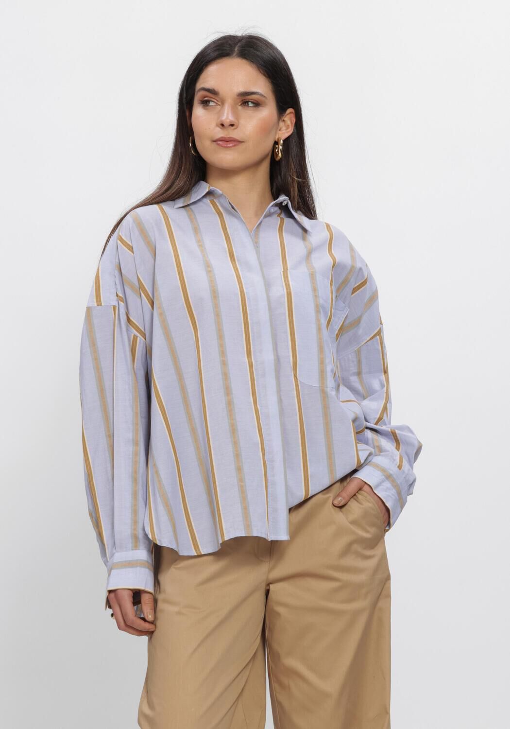 Blauwe BEAUMONT  DEBORAH BLOUSE - large