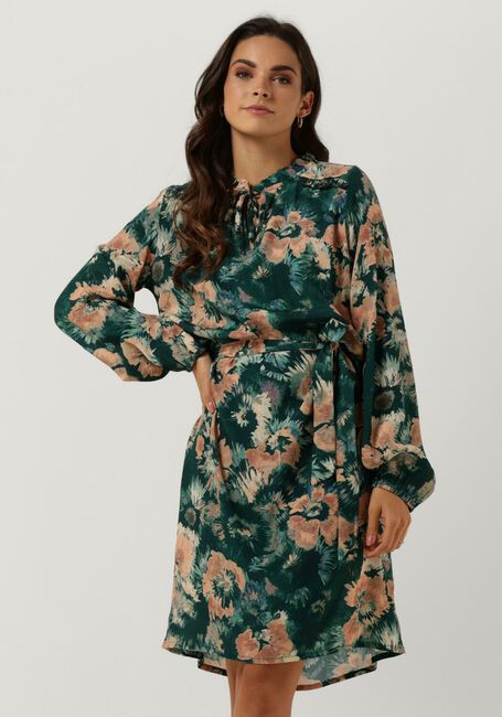 JANSEN AMSTERDAM Mini robe KRISTI en vert - large